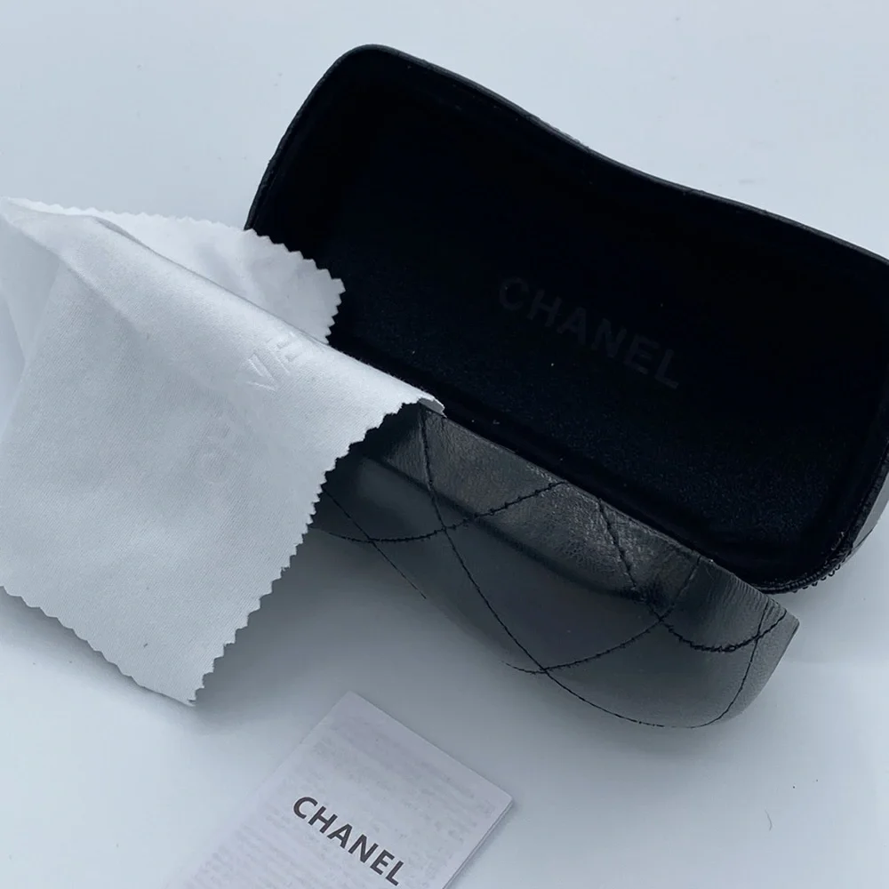 Chanel Empty Eyeglasses Case and Lens Cloth - Picture 3 of 5